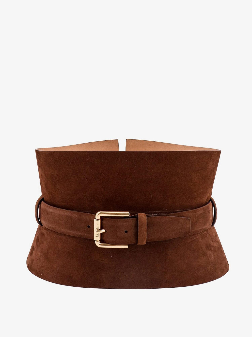Max Mara Women Brown Nubuck Bustier Belt