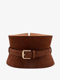 Max Mara Women Brown Nubuck Bustier Belt
