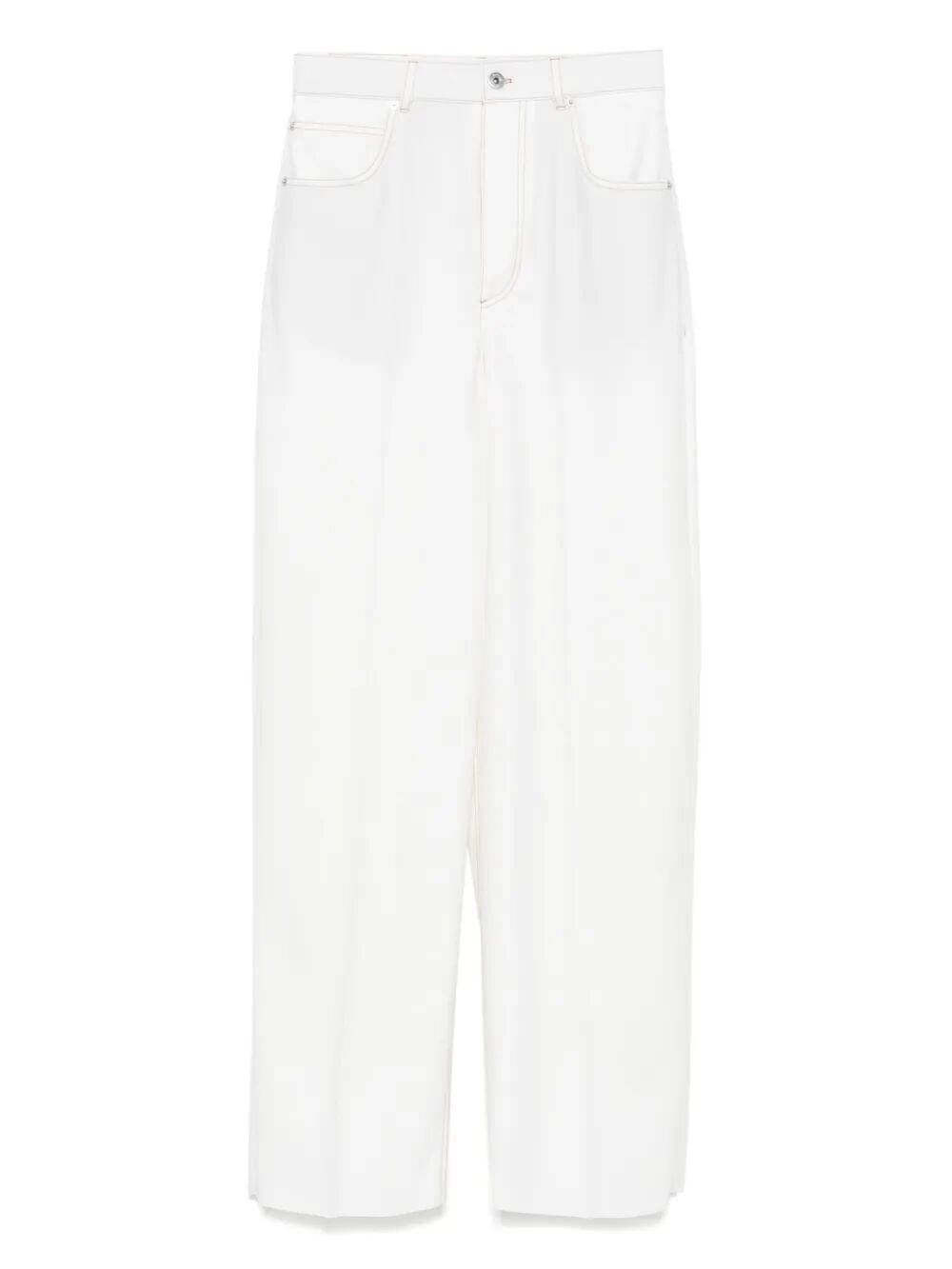 Bottega Veneta Women Pantaloni A Gamba Ampia In Denim