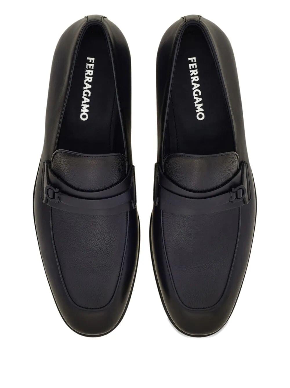 Ferragamo Men Desio Shaded Leather Loafers