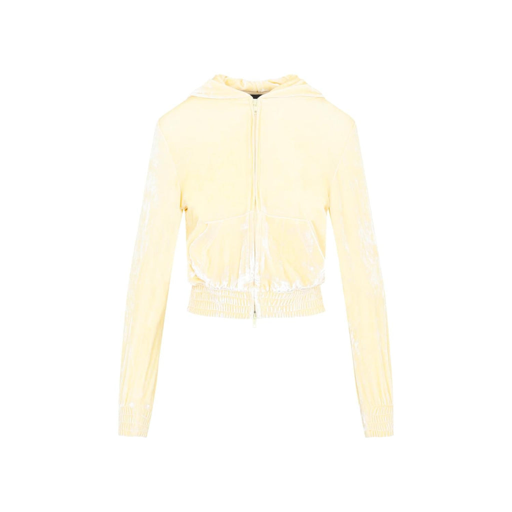 Balenciaga Fitted Zip-Up Hoodie Women