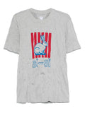Bottega Veneta Men Graphic Rabbit-Print Crushed Cotton Jersey T-Shirt