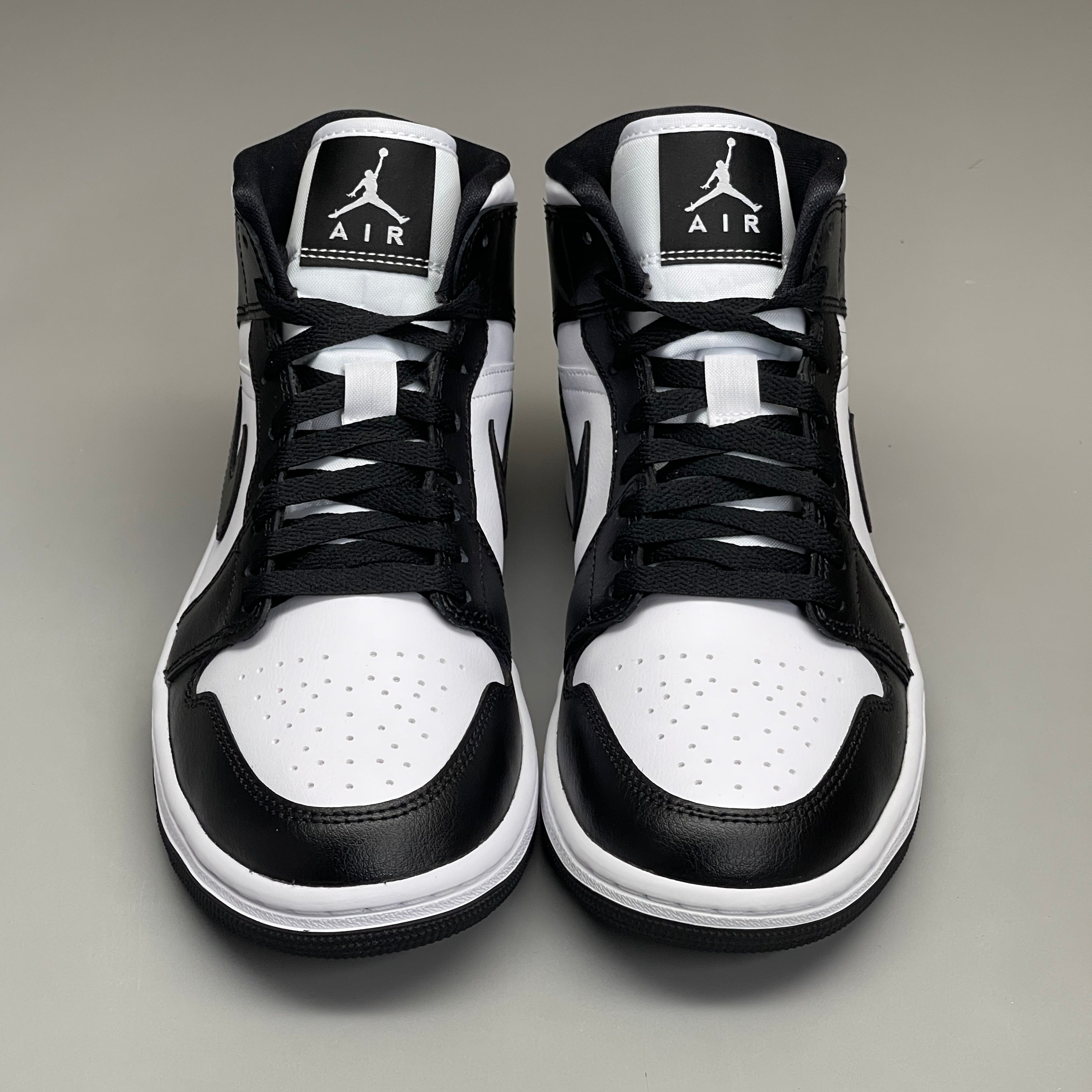 NIKE AIR JORDAN 1 Mid Panda Shoe Women's Sz 7.5 Black / White DV0991-101 (New)