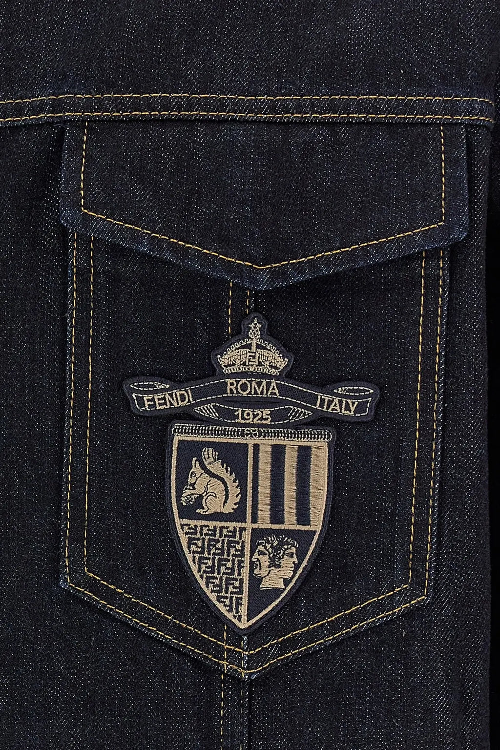Fendi Men Fendi Crest Jacket