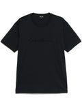 Giorgio Armani Men Pure Cotton Interlock Signature Logo T-Shirt