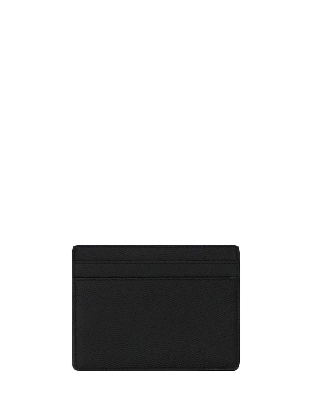Saint Laurent Men Grain De Poudre Leather Cardholder