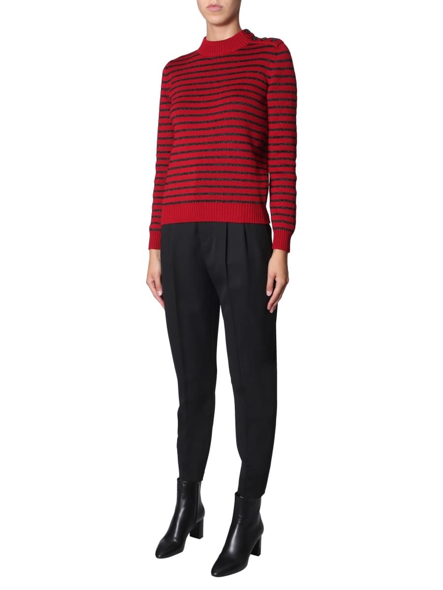Saint Laurent Women Crew Neck Sweater