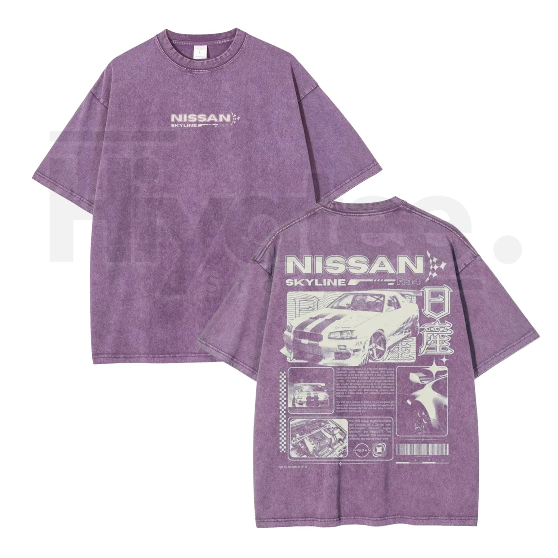 JDM Vintage Washed Graphic Tee