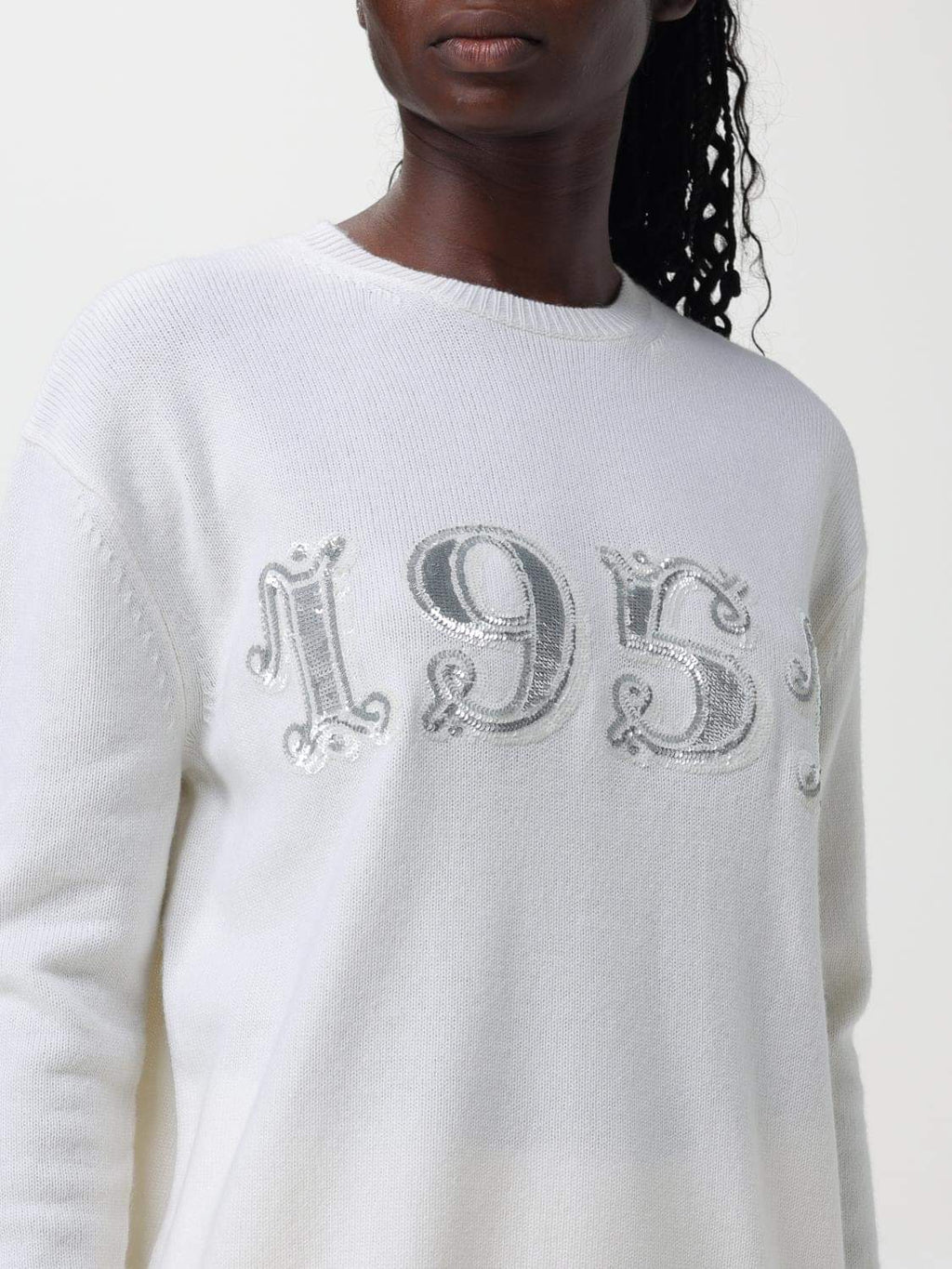 Max Mara Women Max Mara Wool And Cashmere Crewneck Pullover