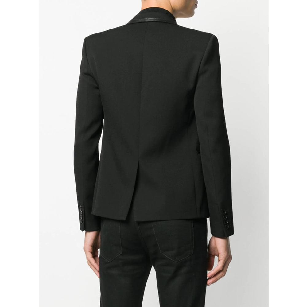 Saint Laurent Black Jackets - Blazers Men