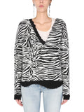 Saint Laurent Women V-Neck Sweater