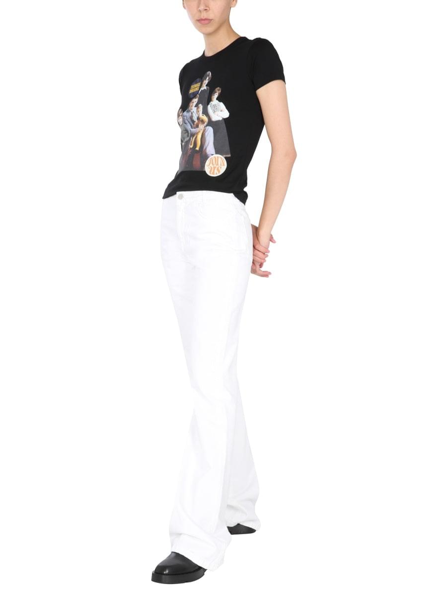 Raf Simons Women Crew Neck T-Shirt