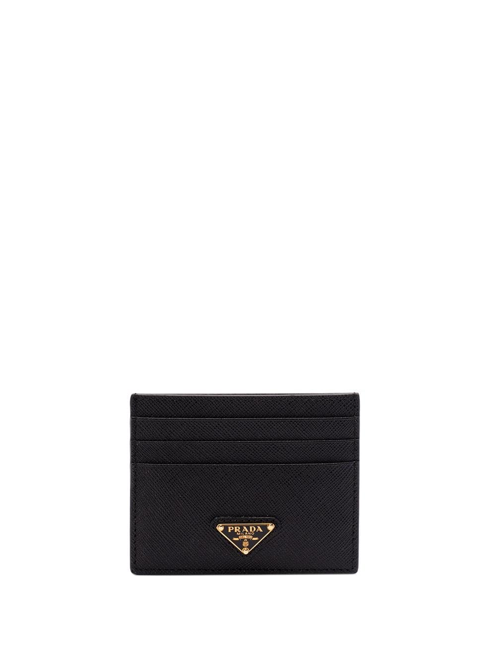 Prada Women Saffiano Leather Card Holder