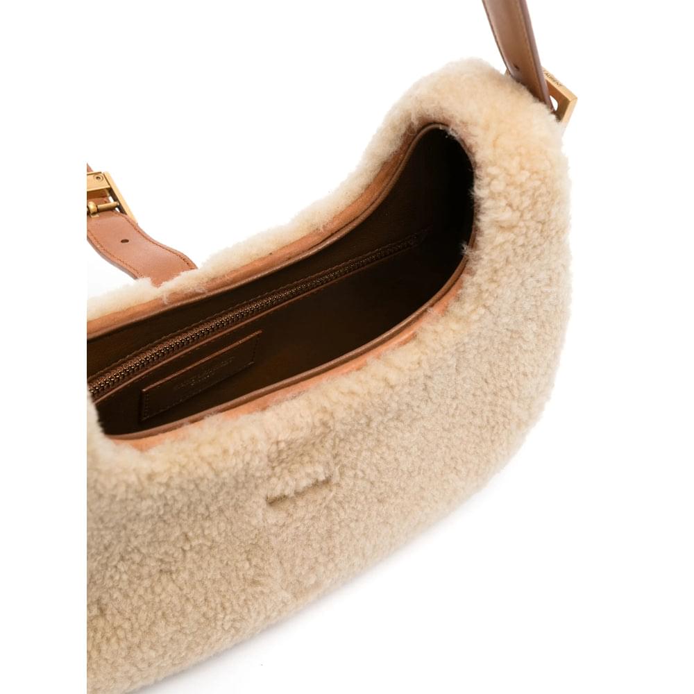 Saint Laurent Neutrals Shoulder Bags Women