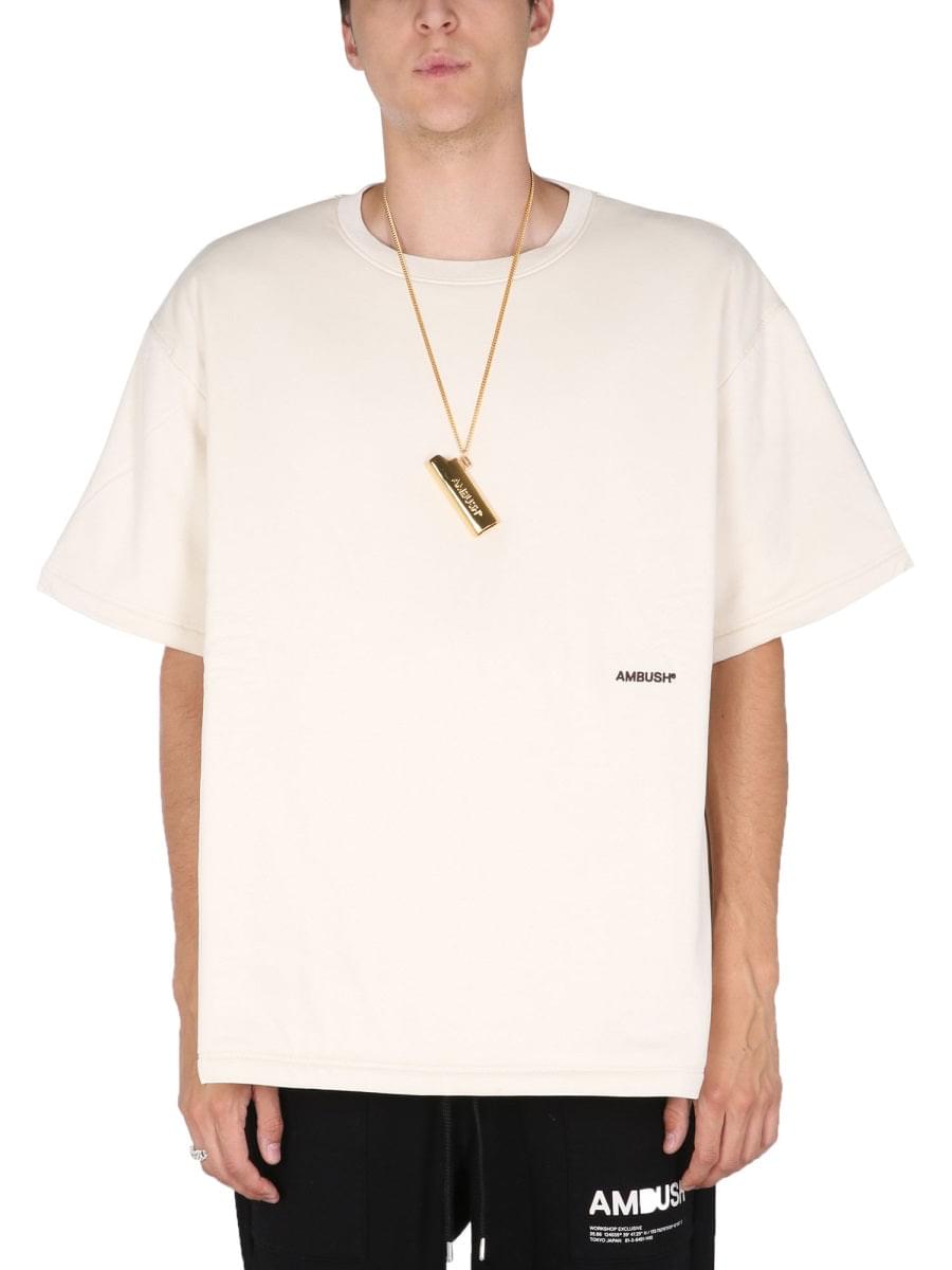 Ambush Men Padded T-Shirt With Embroidered Logo