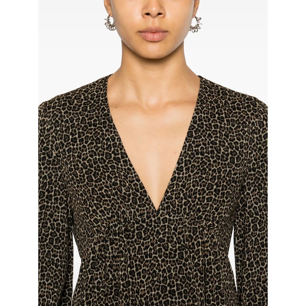 Saint Laurent Brown Dresses - Day Dresses Women