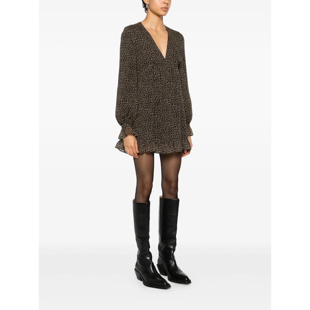 Saint Laurent Brown Dresses - Day Dresses Women