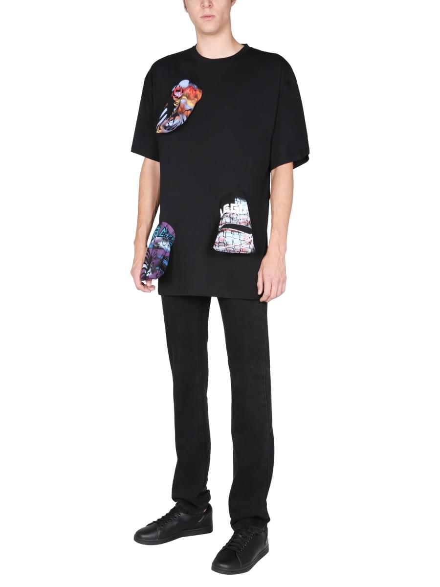 Raf Simons Men T-Shirt With Printed Details