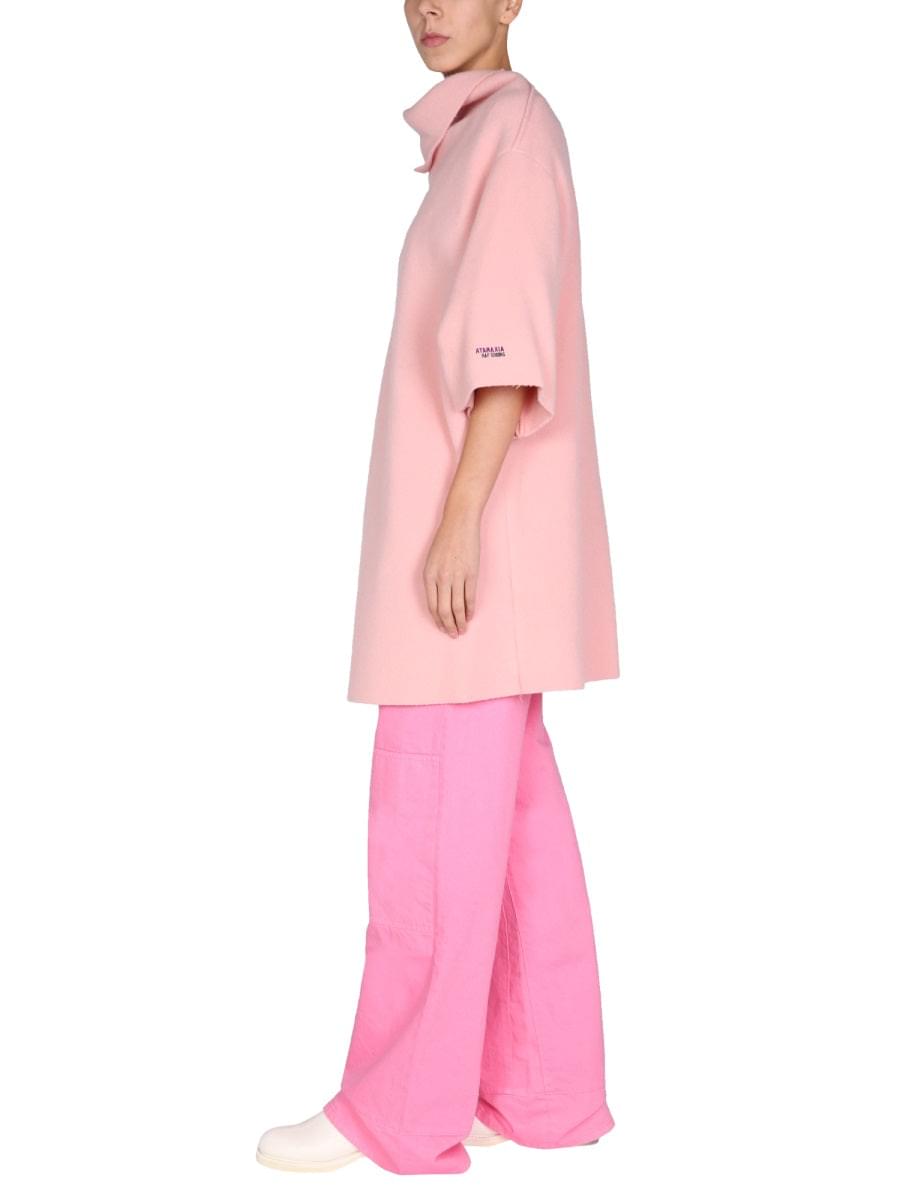 Raf Simons Women "Ataraxia" Wool Blend Dress