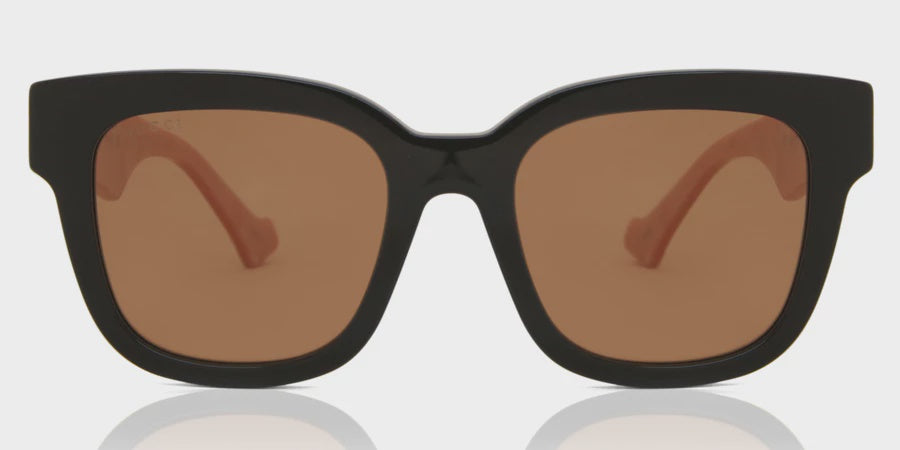 Gucci GG0998S-005 52 Women’s Sunglasses | Black/Pink Pearl Frame | Authentic Luxury (UPC 889652356174)
