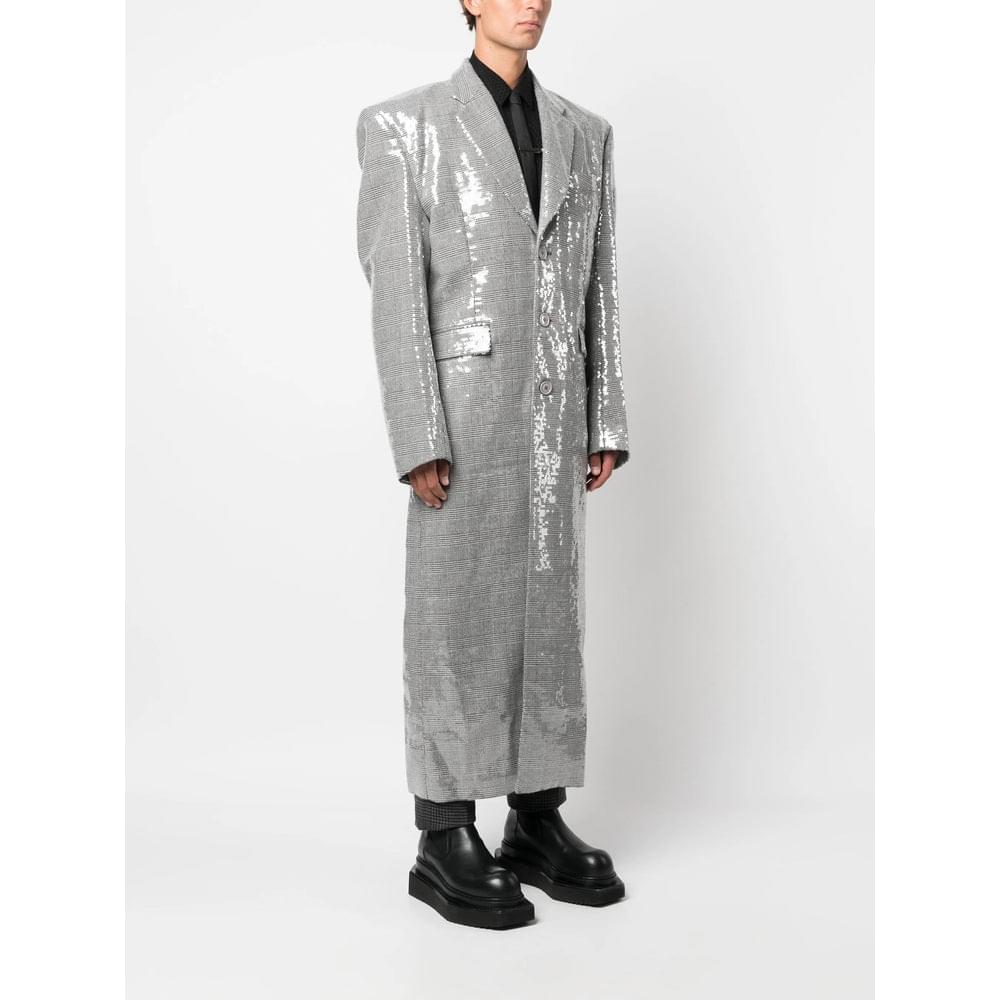 Vetements Black Coats - Single Breasted Coats Men
