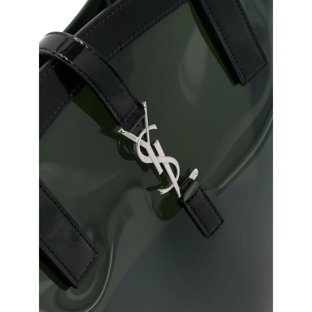 Saint Laurent Green Tote Bags Women