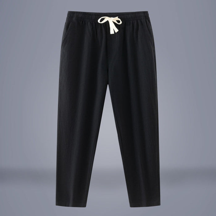 Men's Cotton-Linen Fashionable Casual Wide-Leg Pants