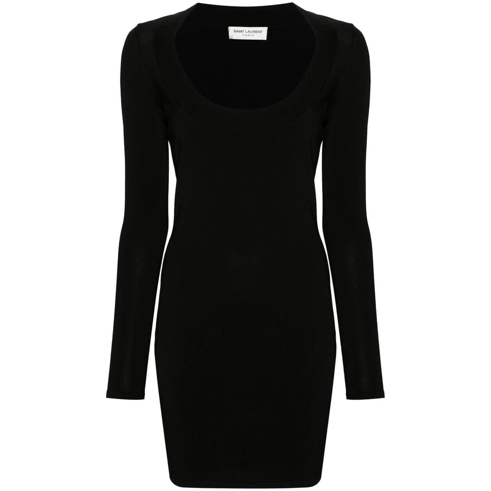 Saint Laurent Black Dresses - Evening Dresses Women