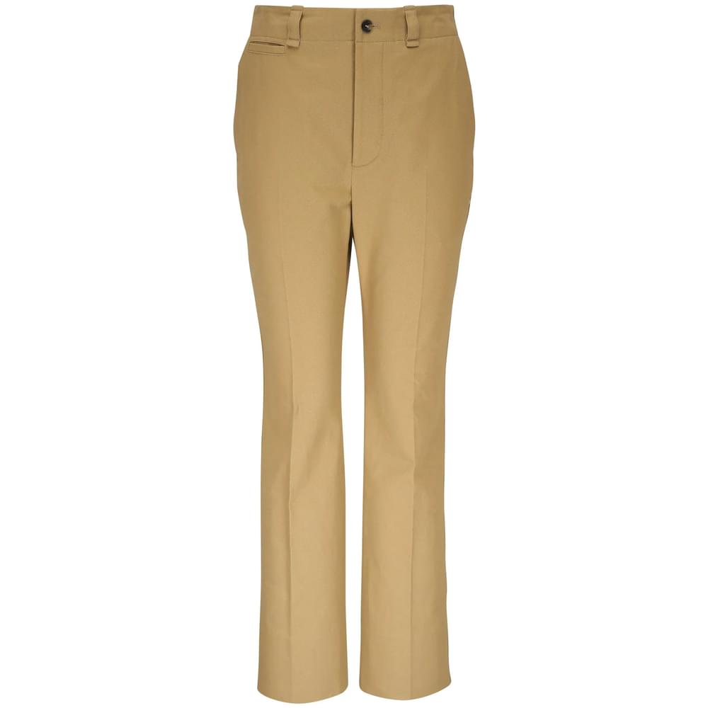 Saint Laurent Neutrals Trousers - Straight Trousers Women