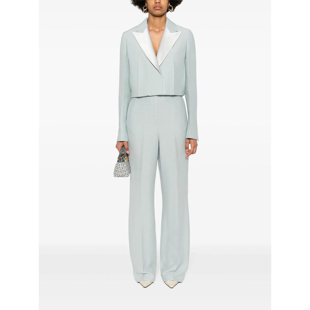 Fendi Blue Jackets - Blazers Women