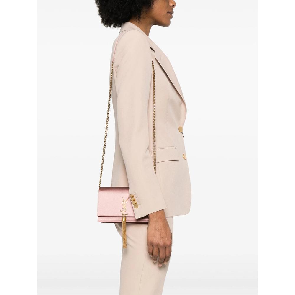Saint Laurent Pink Clutch Bags Women