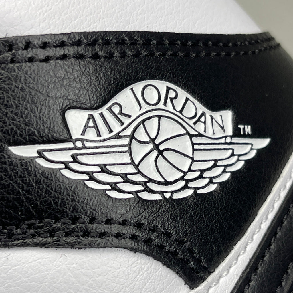 NIKE AIR JORDAN 1 Mid Panda Shoe Women's Sz 7.5 Black / White DV0991-101 (New)