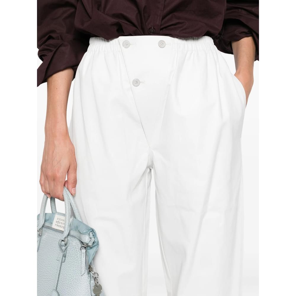 Prada White Trousers - Straight Trousers Women