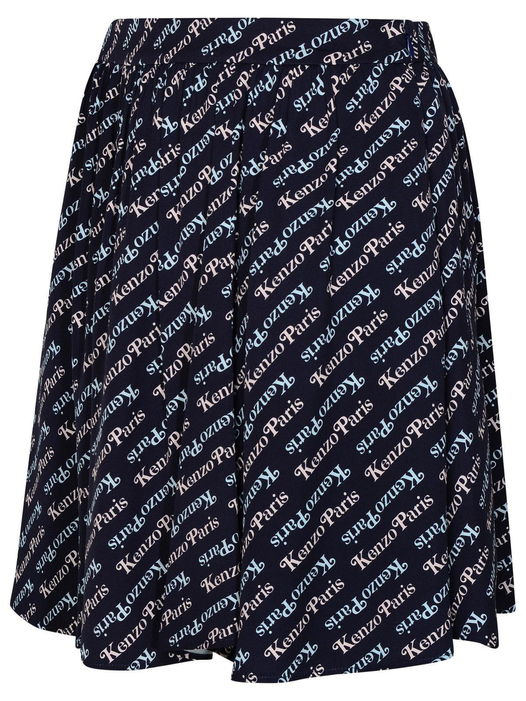 Kenzo 'Verdy By Kenzo' Blue Viscose Miniskirt Women