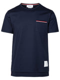 Thom Browne Navy Cotton T-Shirt Men