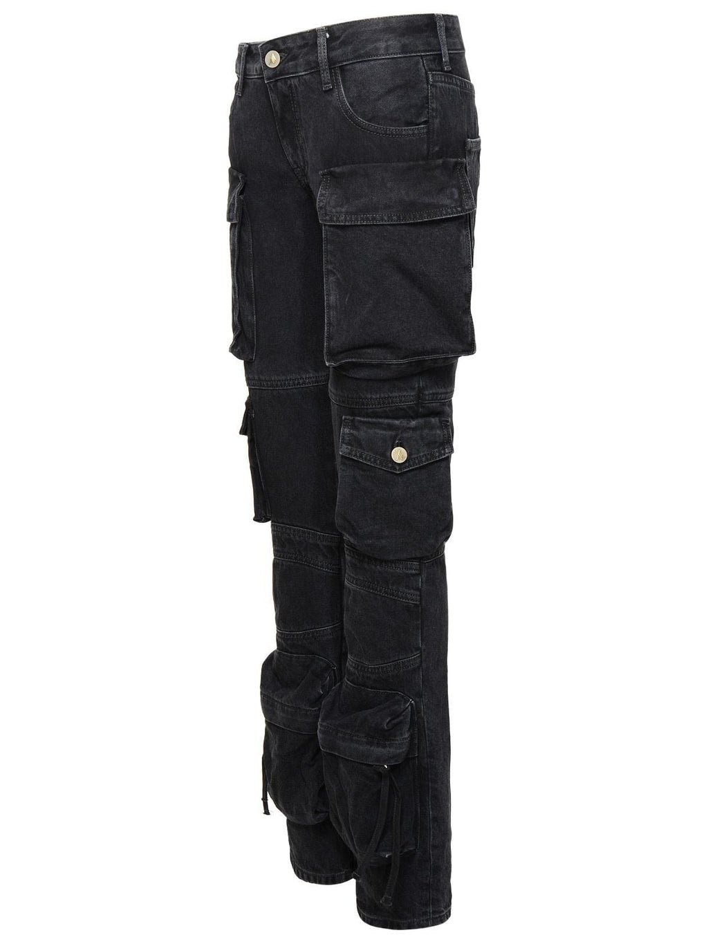 The Attico 'Essie' Black Cotton Jeans Women