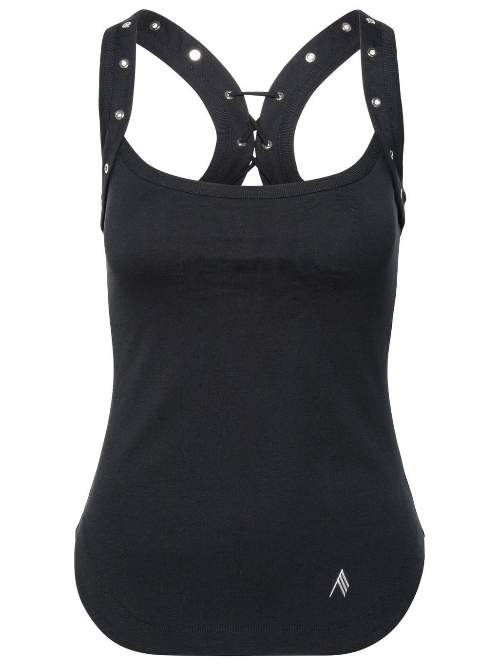 The Attico Black Cotton Top Women
