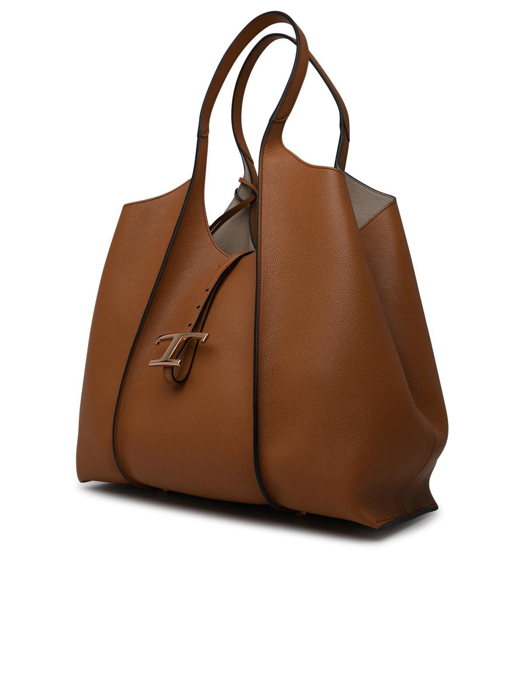 Tod's 'Timeless' Brown Leather Shopping Bag Women