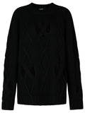 Versace Black Wool Blend Sweater Men