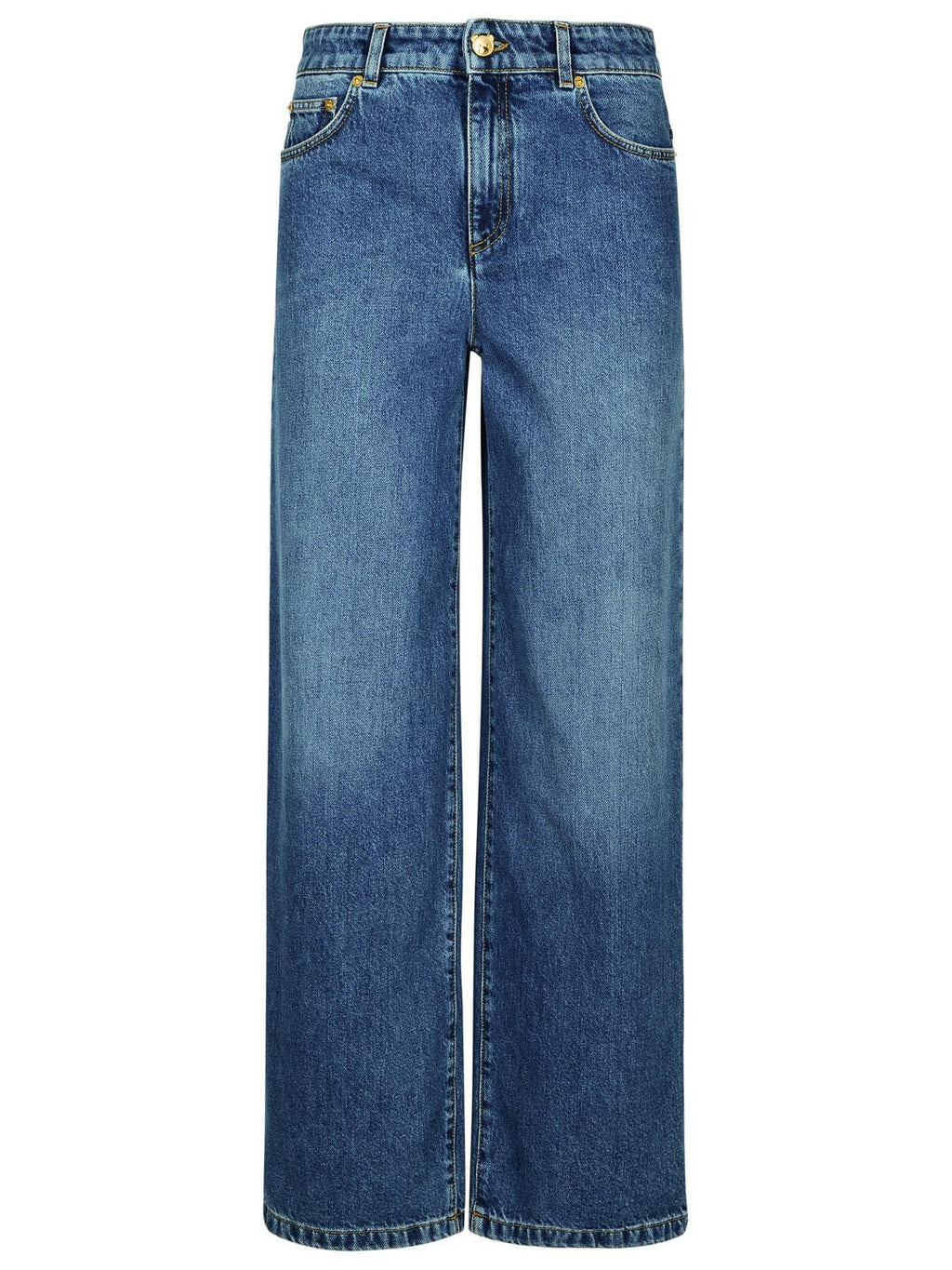 Moschino Blue Cotton Jeans Women