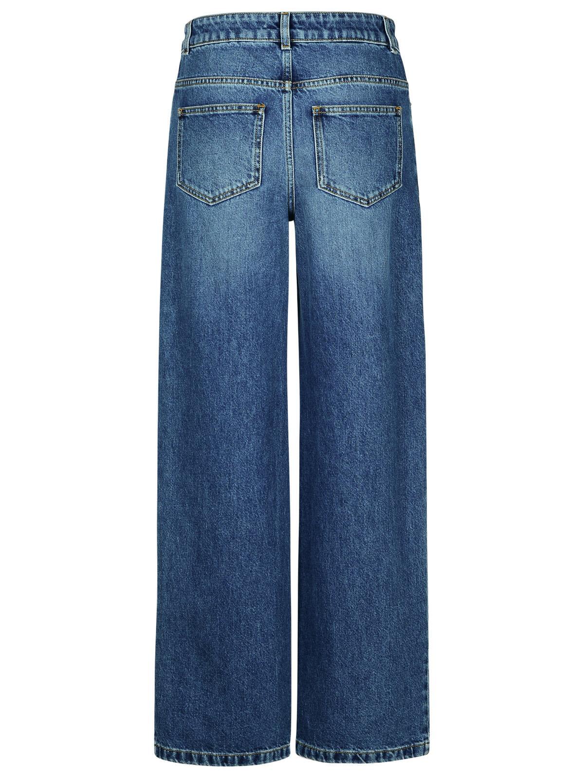Moschino Blue Cotton Jeans Women