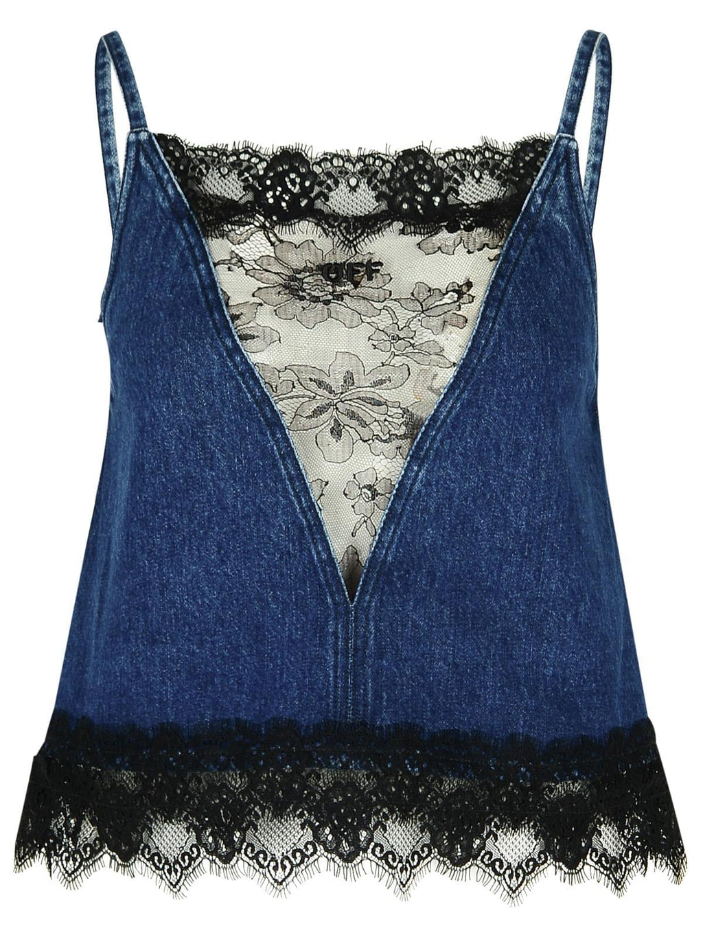 Off-White '20'S' Blue Denim Top Women