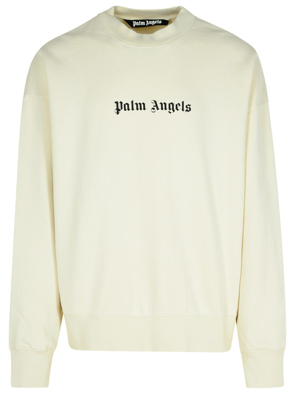 Palm Angels Cream Cotton Sweatshirt Men
