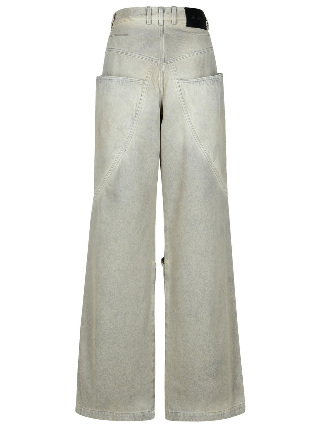 The Attico Gray Cotton Jeans Women