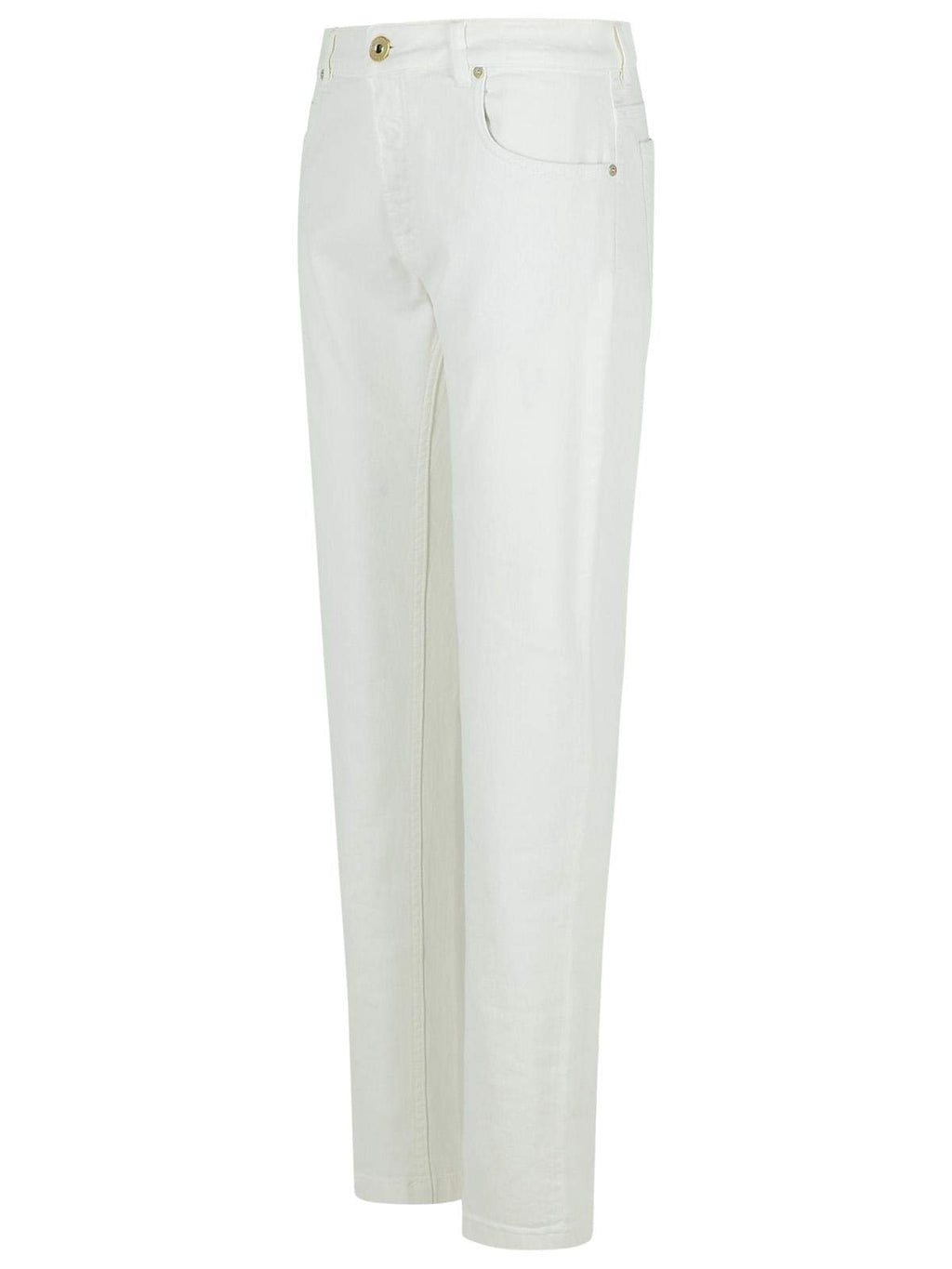 Eleventy White Cotton Pants Men