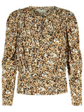 Isabel Marant 'Zagra' Beige Silk Blouse Women