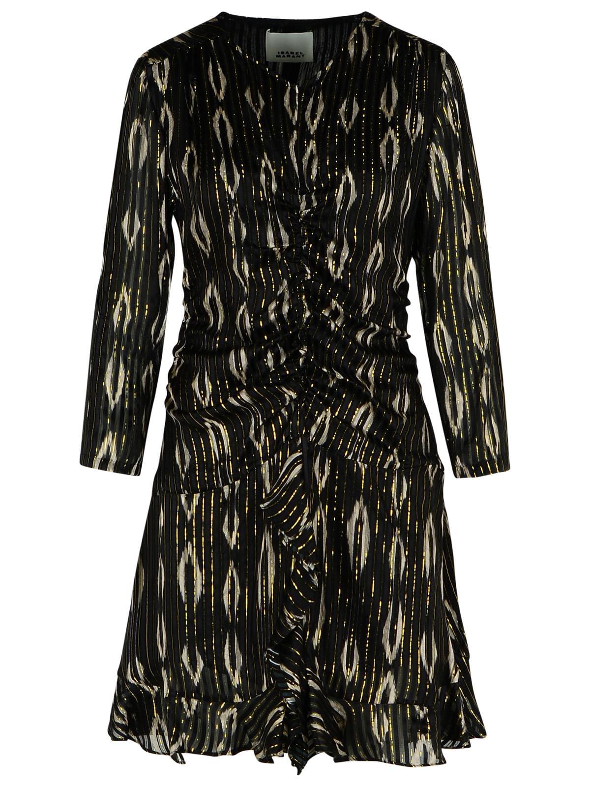 Isabel Marant 'Octavia' Black Silk Dress Women