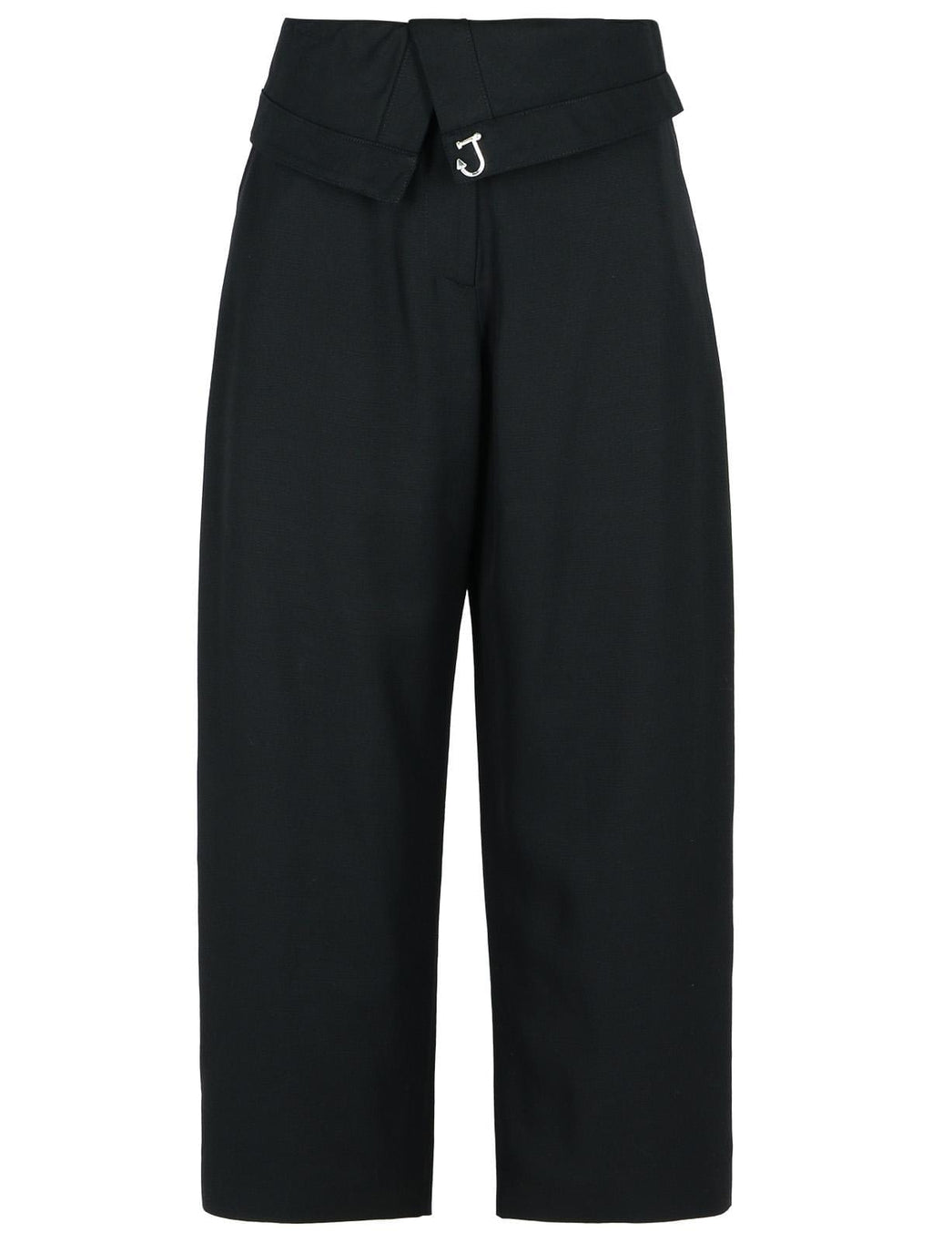 Jw Anderson Black Viscose Trousers Women