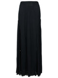 Lanvin 'Flared' Black Viscose Blend Skirt Women