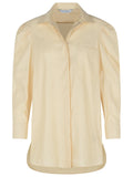 Max Mara 'Faraday' Cream Cotton Shirt Women